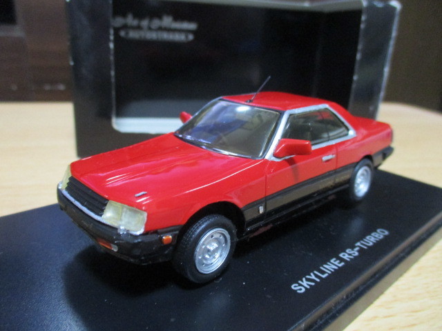 アウトストラーダ 1/43 「 日産 スカイライン ターボRS 」 KDR30 レッド/ブラック ・送料 500円(レターパック発送) 難あり拍卖