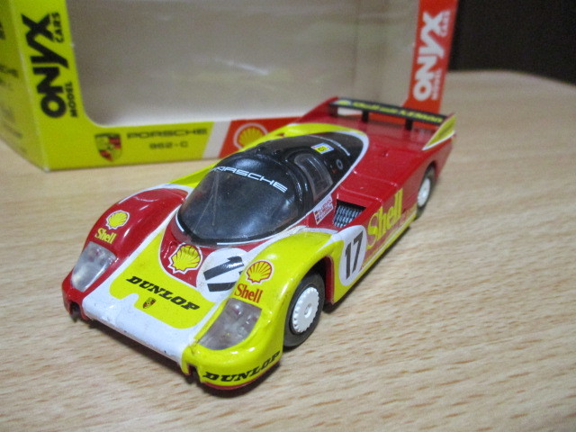 オニキス 1/43 「 ポルシェ962-C 」 #17 シェルカラー 1988y ル・マン ・送料 500円(レターパック発送) 訳あり拍卖