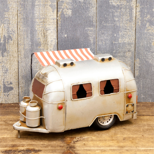 ビンテージ風 アメリカン ブリキ ミニチュアカー トレーラー/アメリカン雑貨 世田谷ベース ヴィンテージ ガレージ拍卖