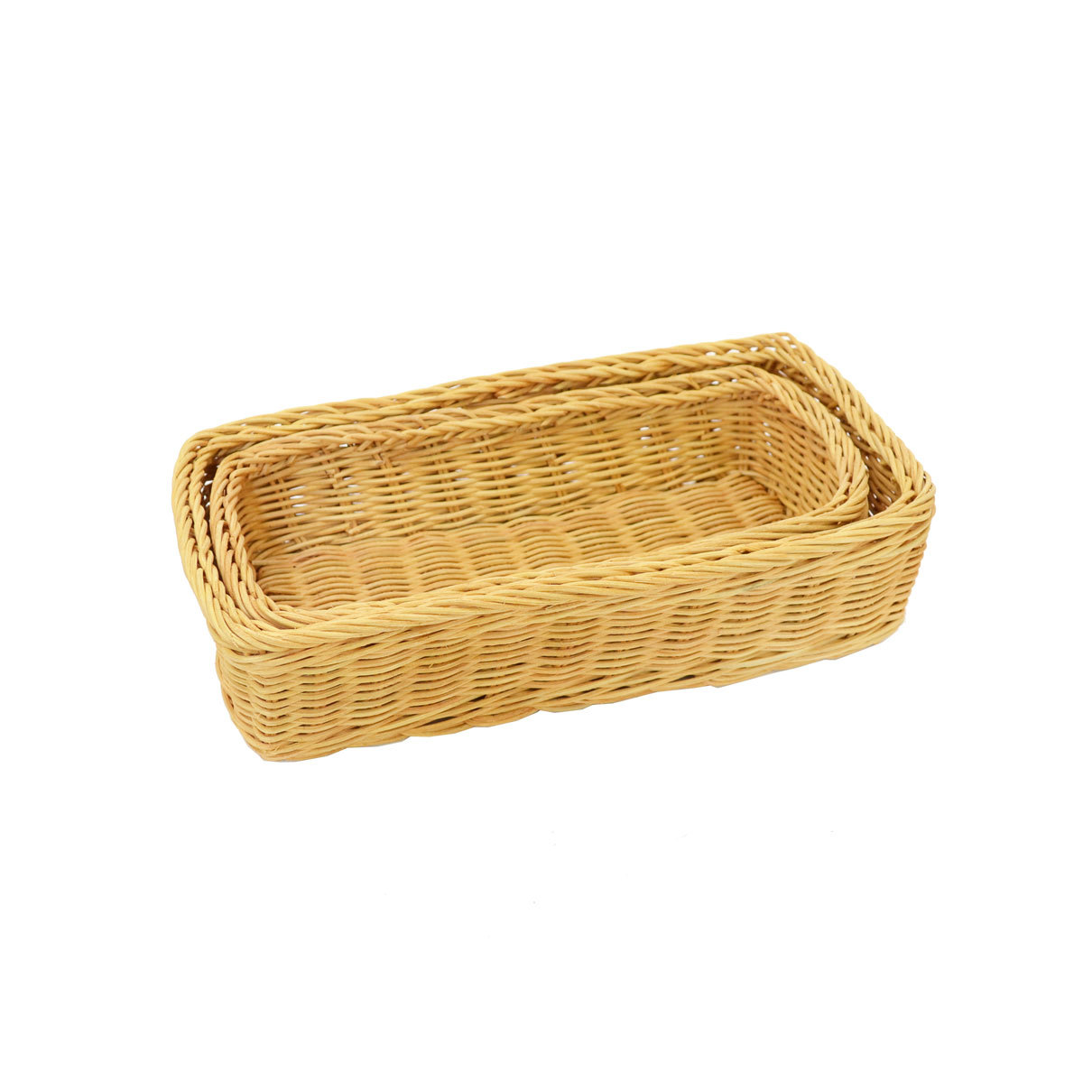 ラタン製 収納バスケット カトラリーケース SLセット かご拍卖