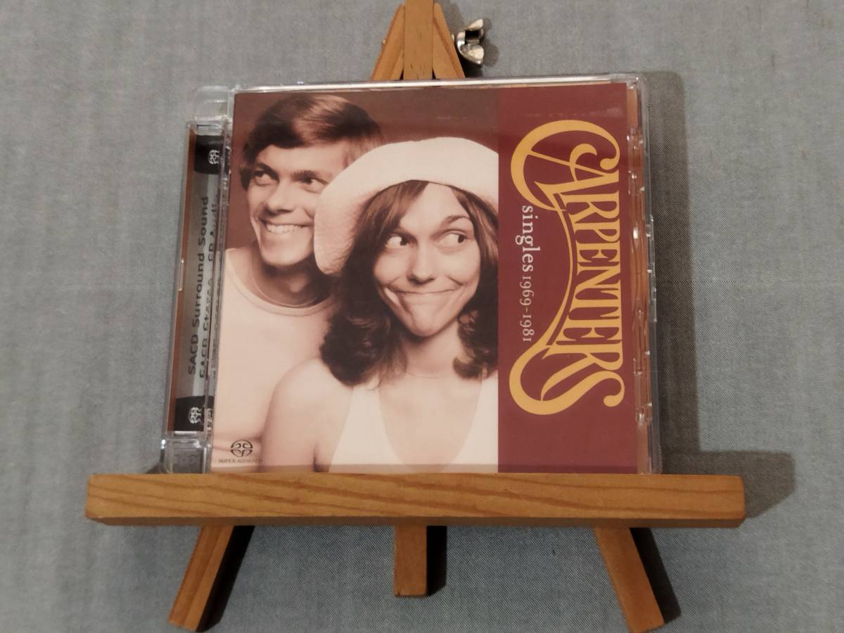 3322e 即決有 中古輸入CD 希少廃盤 【Hybrid 5.1ch SACD】 CARPENTERS 『Singles 1969-1981』 初期盤 カーペンターズ シングルス ベスト拍卖