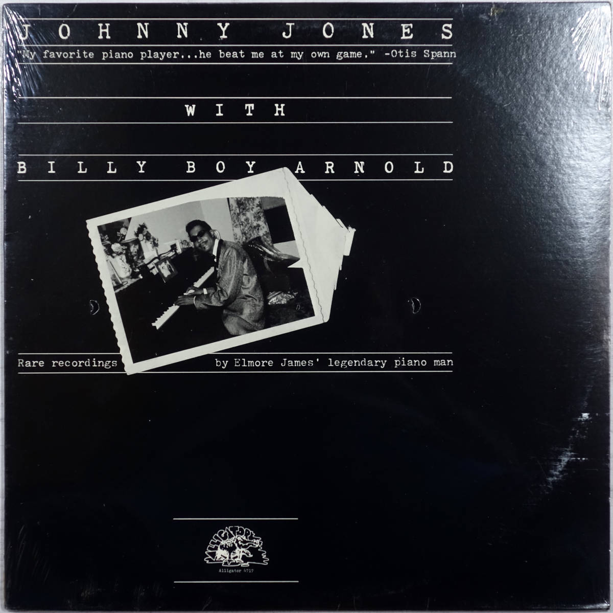 ◆JOHNNY JONES with BILLY BOY ARNOLD (US LP/Sealed) -Alligator拍卖