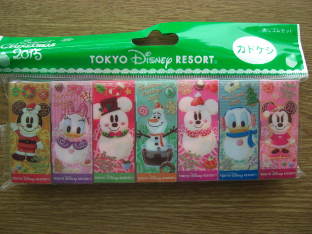 ★ディズニーリゾート クリスマス2015 カドケシ ミッキー&ミニー オラフ ドナルド&デイジー スノースノー拍卖