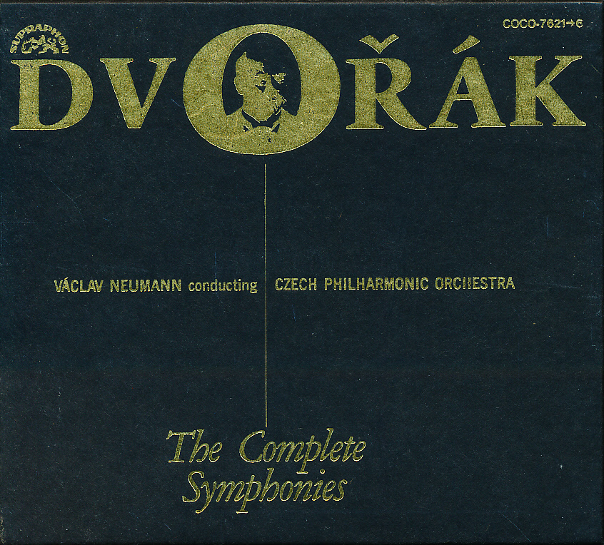 【ゴールド盤】COCO-7621→6 ドヴォルザーク 交響曲全集 ノイマン 6CD拍卖
