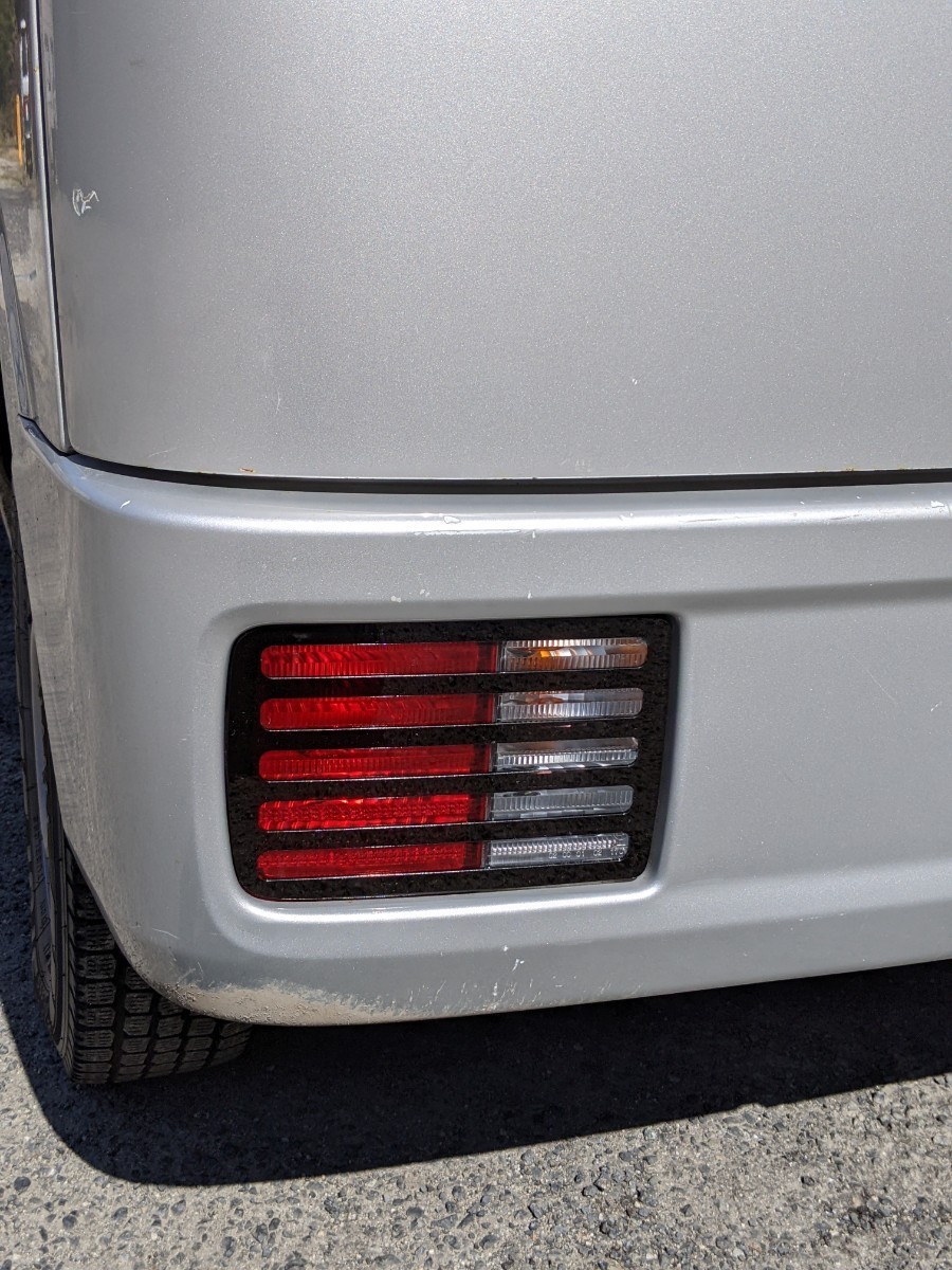 スズキエブリイDA17VDA64V ブラックスモークテールレンズカバー左右セット 日本製 新品未使用 SHINKE製拍卖