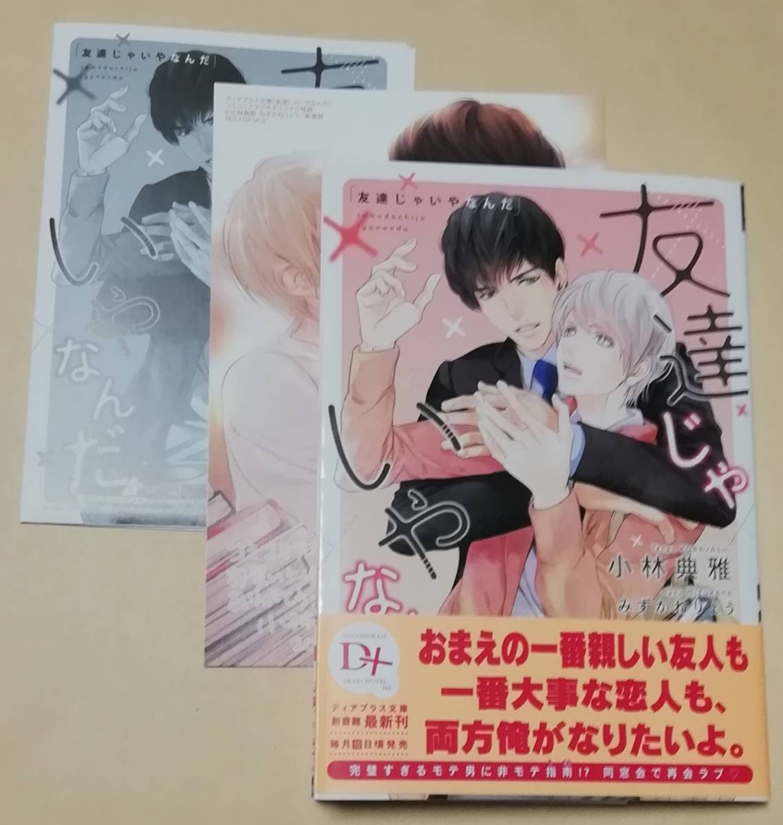 小林典雅 みずかねりょう 『 友達じゃいやなんだ 』 出版社ペーパー&イラストカード付き拍卖