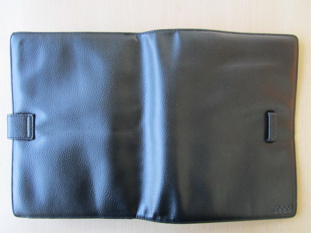 ★01164★Audi アウディ 純正 取扱説明書入 ケース 取扱説明書ケース 取説入 マニュアルケース 車検証ケース★ 訳有★拍卖