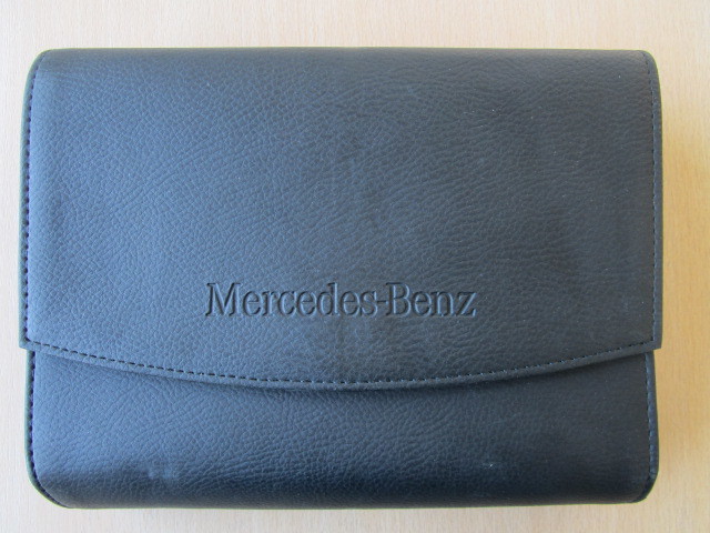 ★01165★メルセデス ベンツ 純正 A B C Eクラス等 取扱説明書ケース 取扱説明書入 取説入 マニュアルケース★拍卖
