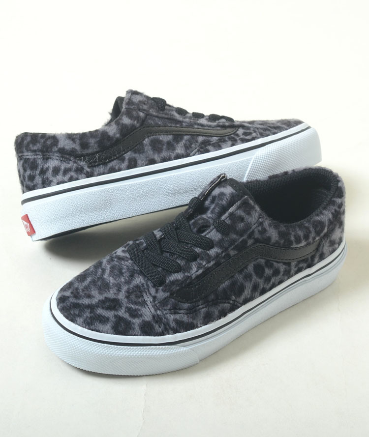 送料無料 19cm●バンズ オールドスクール レオパード VANS OLD SKOOL LEO V36CK 0002 キッズ ジュニア ヒョウ柄 子供靴 スニーカー拍卖