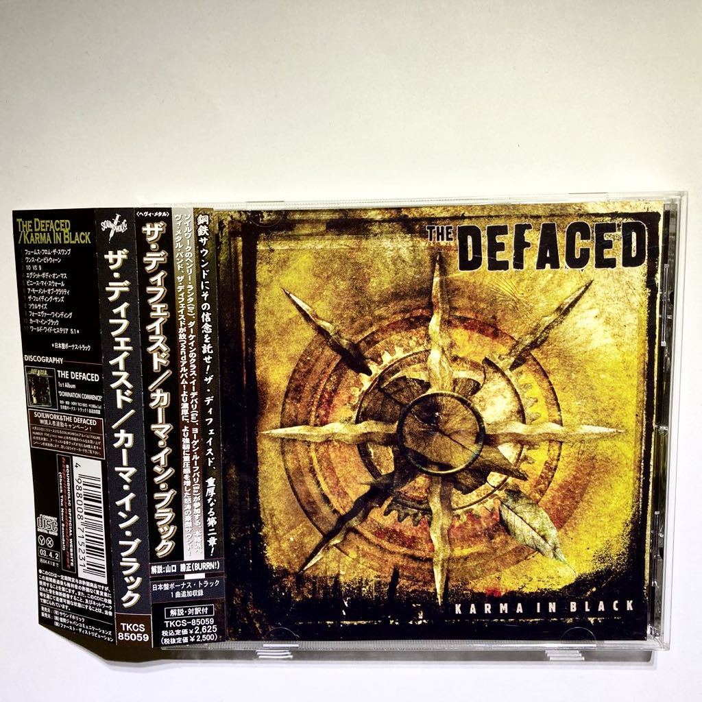 北欧本格派 ※ ザ・ディフェイスド ※ カーマ・イン・ブラック ※ 国内盤帯つきCD THE DEFACED拍卖