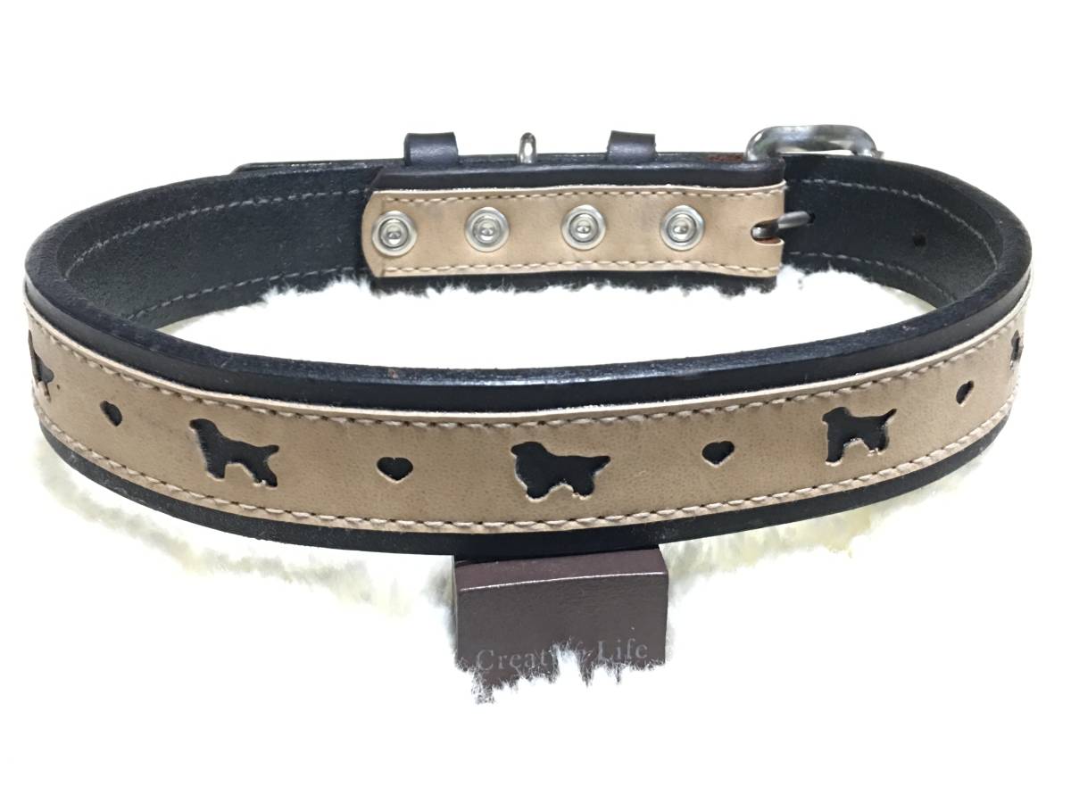 ★同梱お得★♯30-№1・犬型抜き首輪・黒♪拍卖