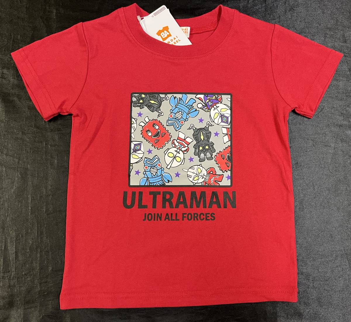 即決◆ウルトラヒーローズ モンスターズ◆半袖Tシャツ【110cm】赤 新品タグ付き デッカー キッズTシャツ ウルトラマン バンダイ◆拍卖