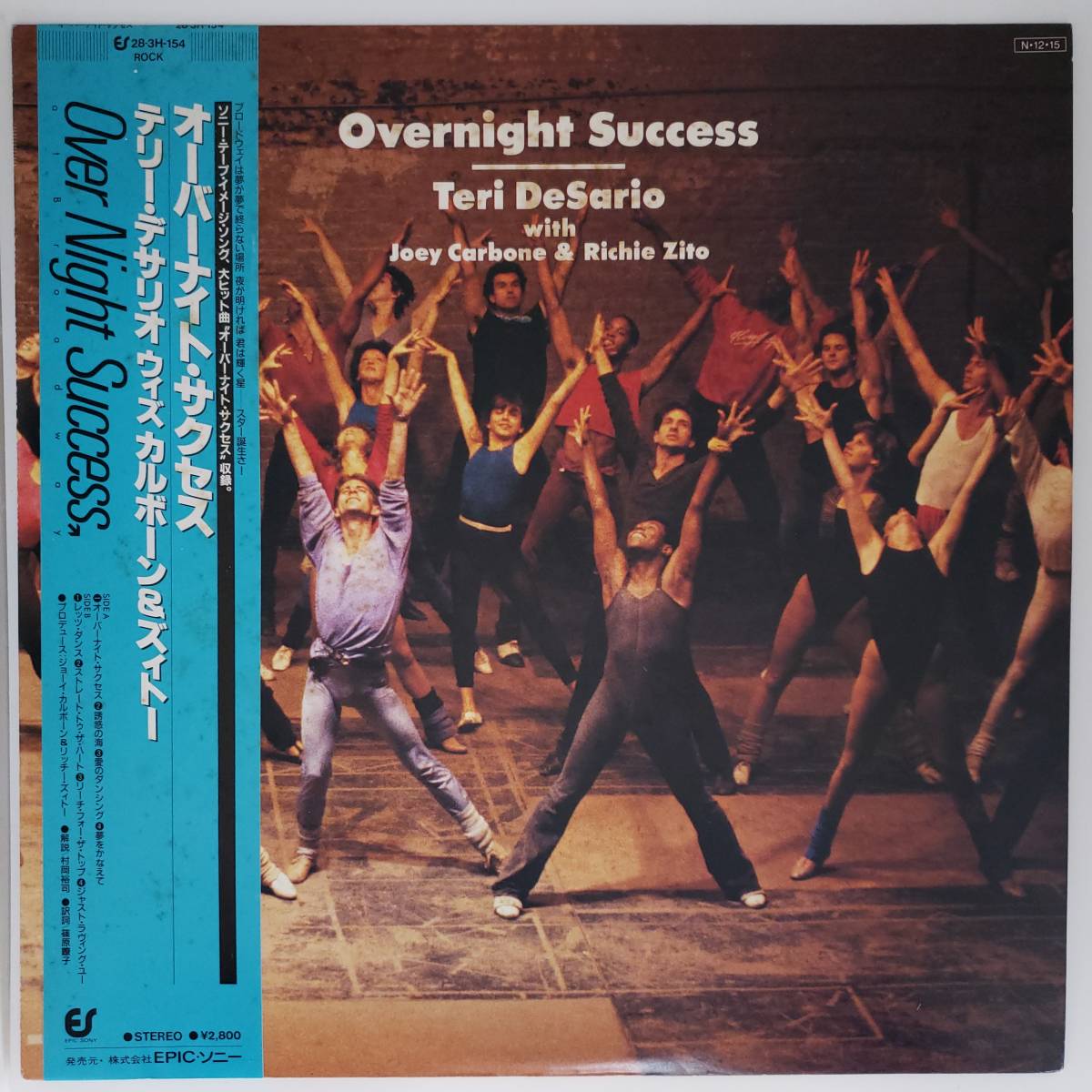 良盤屋◆LP◆テリー・デサリオ・ウィズ・カルボーン &ズィトー/オーバーナイト・サクセス Overnight Success/1984 ◆Synth-pop◆P-4413拍卖