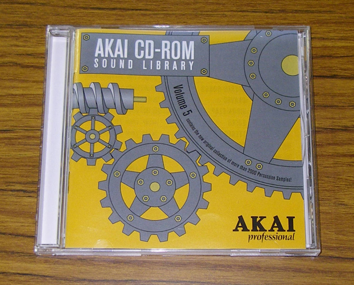 ★Akai CD-ROM SOUND LIBRARY Vol.5★OK! !★Made in JAPAN★拍卖