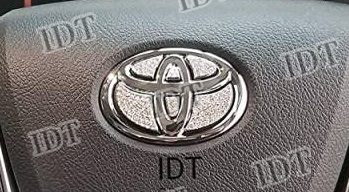 ハイエース 200系5型 クリスタル ステアリング カバー エンブレム カスタム パーツハンドル 内装 カスタム パーツ拍卖