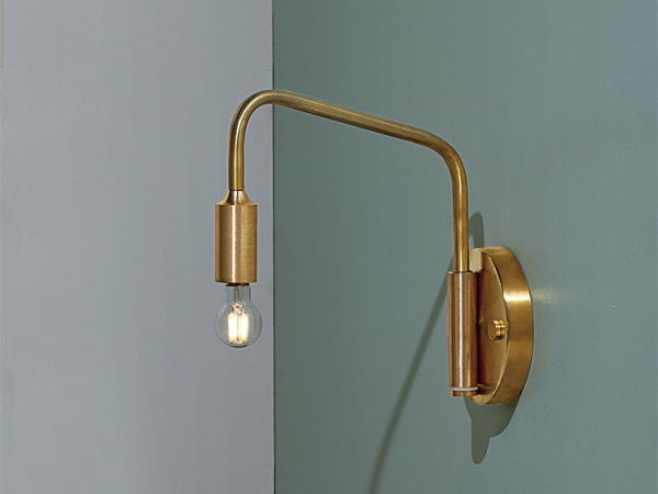 真鍮 ウォールランプ ブラケットライト 壁面 壁取り付け コンセント仕様 埋め込み配線対応 間接照明 廊下 玄関 リビング拍卖