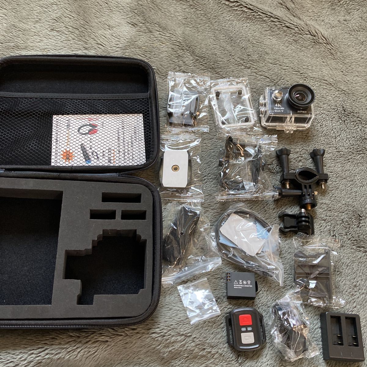 水中カメラ 4K Ultra HD Wi-Fi ZK6 Lite拍卖