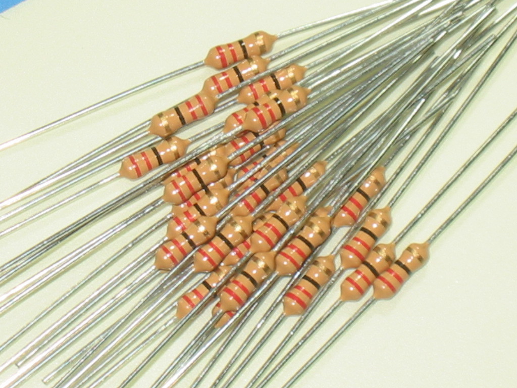 カーボン抵抗 1/4w 22Ω 【1セット30本】拍卖