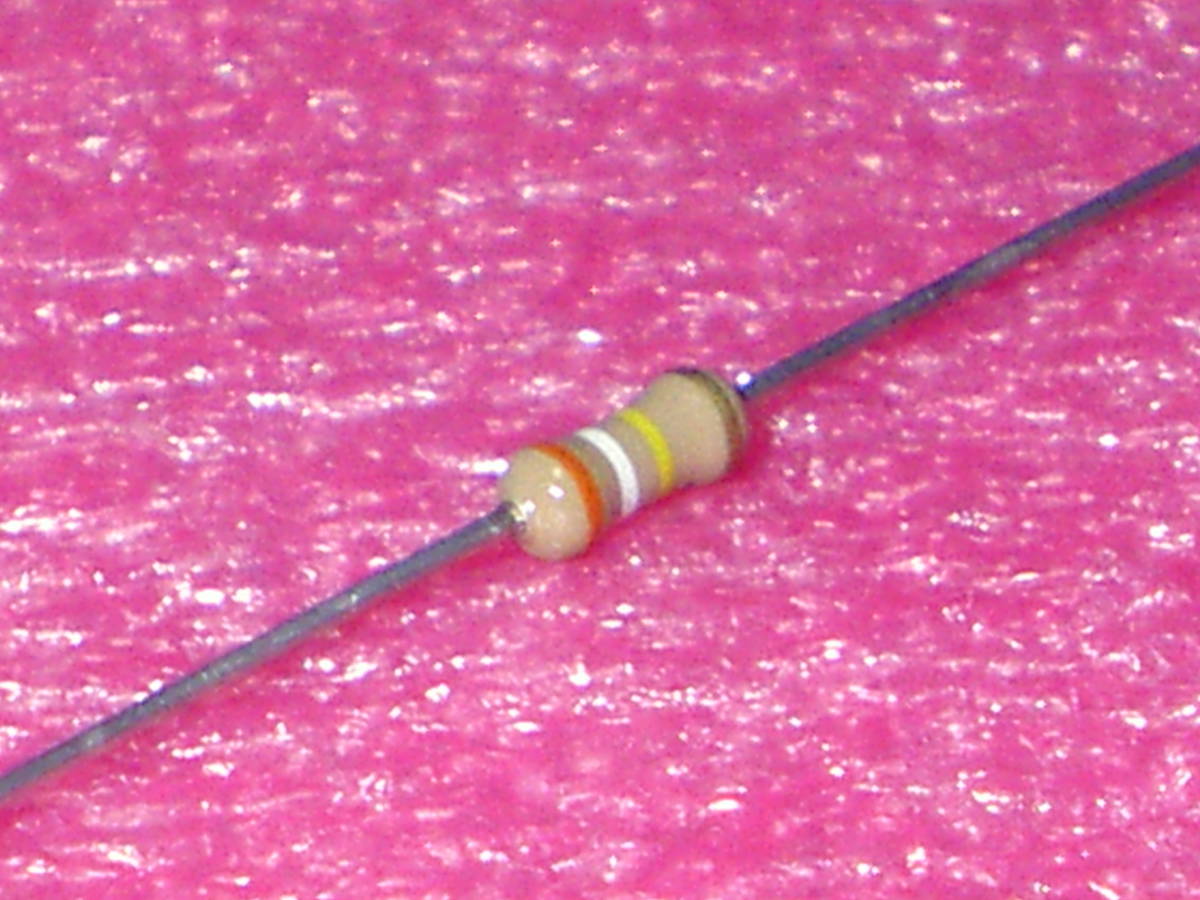 カーボン抵抗 1/4w 390kΩ 【1セット30本】拍卖