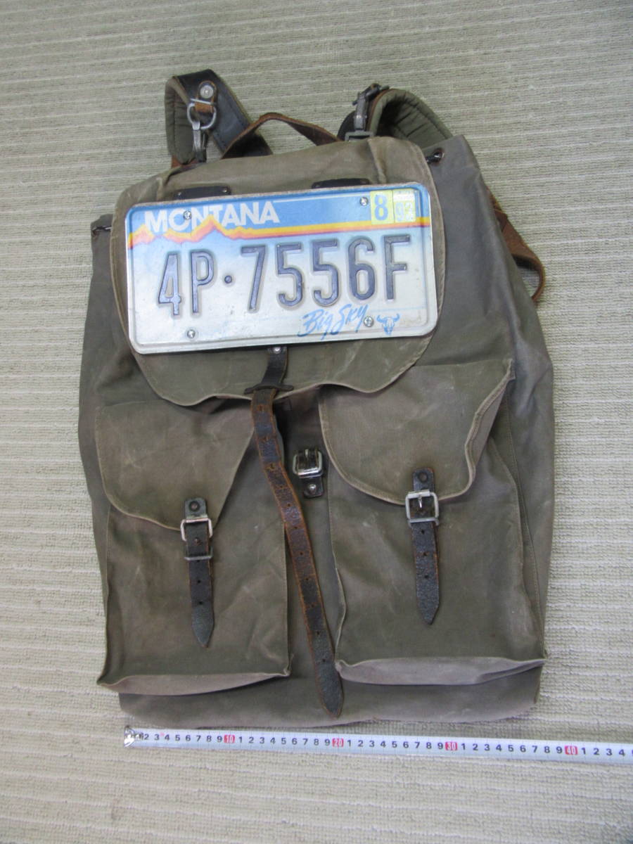 アメリカンリックサック ヒッチハイク・ヒッピー 使用感あり拍卖