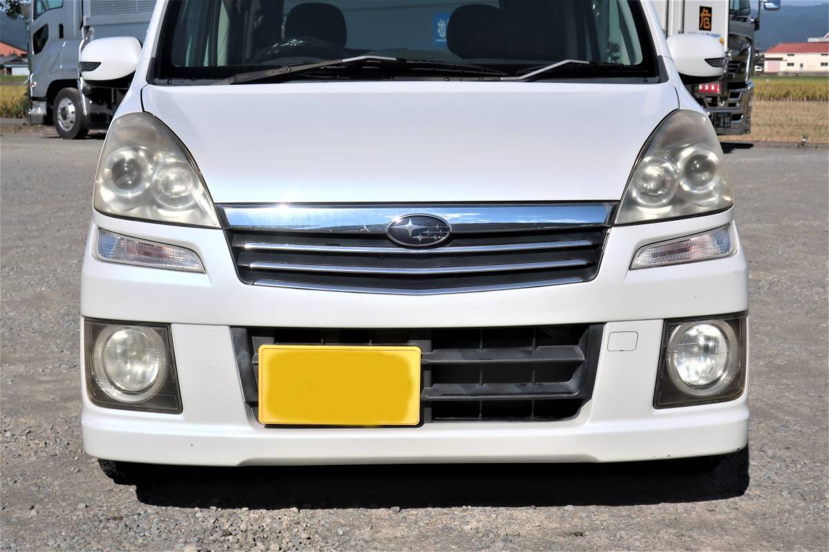 H19 DBA-RN1 ステラ カスタム STELLA EN07 2WD CVT 純正 フロント バンパー Assy / 57704KJ010 / カラー 41A / 137727km拍卖