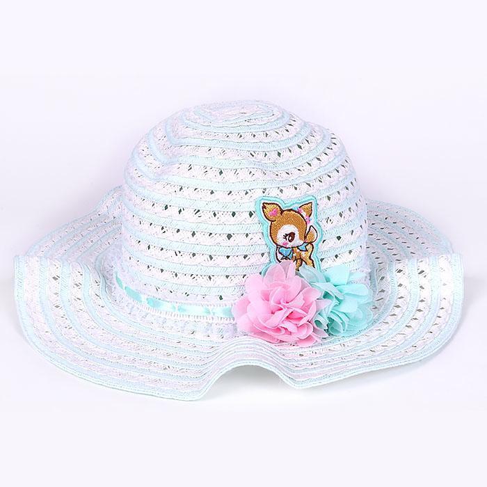 ハミングミント キッズブレードハット 帽子 日よけ フラワー 子供 キッズ拍卖