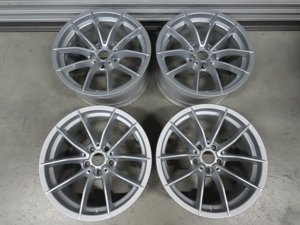 納車外 トヨタ GRスープラ A90 純正 SZ 7.5J +24 8.5J +26 PCD112 5穴 17インチ 超美品 ガリ傷無し 4本 拍卖