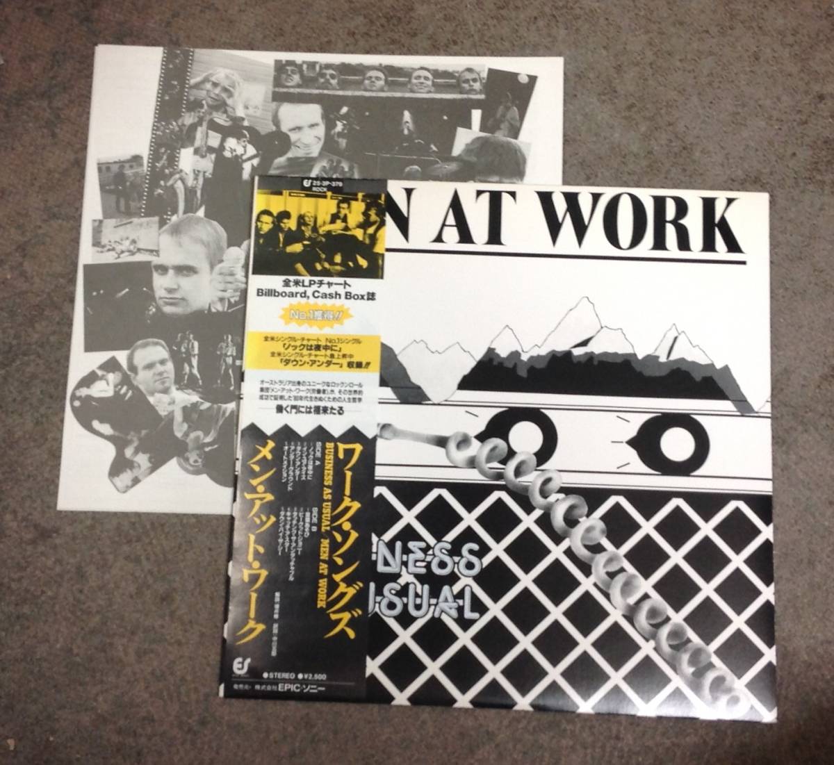 Men at work 1 lp , Business as usual , Japan press拍卖