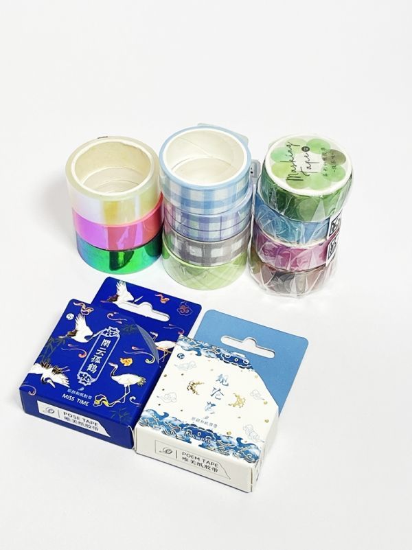 新品 マスキングテープ 可愛い キラキラ 13個セット 柄 色々 おしゃれ 文具 手帳 テープ シール 飾り DIY 文房具拍卖