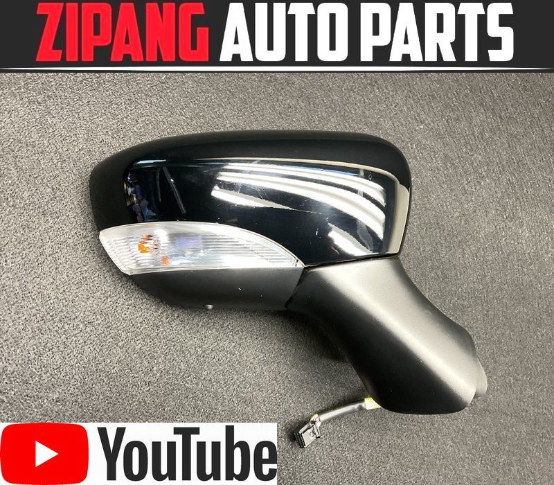 RU004 RM ルノー ルーテシア スポール トロフィー 右 ドアミラー 電格式/ウインカー付 ◆ブラック系 ★動作OK 【動画有り】○拍卖