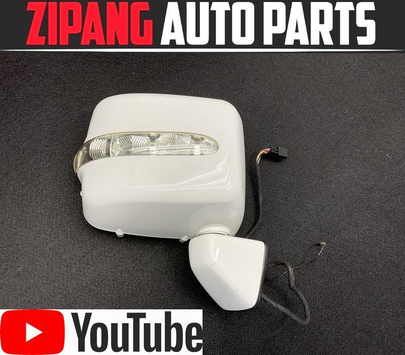 MB087 W463 G500 ゲレンデ ロング 4WD 右 ドアミラー 電格式/ウインカー付 ◆960 アラバスターホワイト ★動作OK 【動画有り】○拍卖