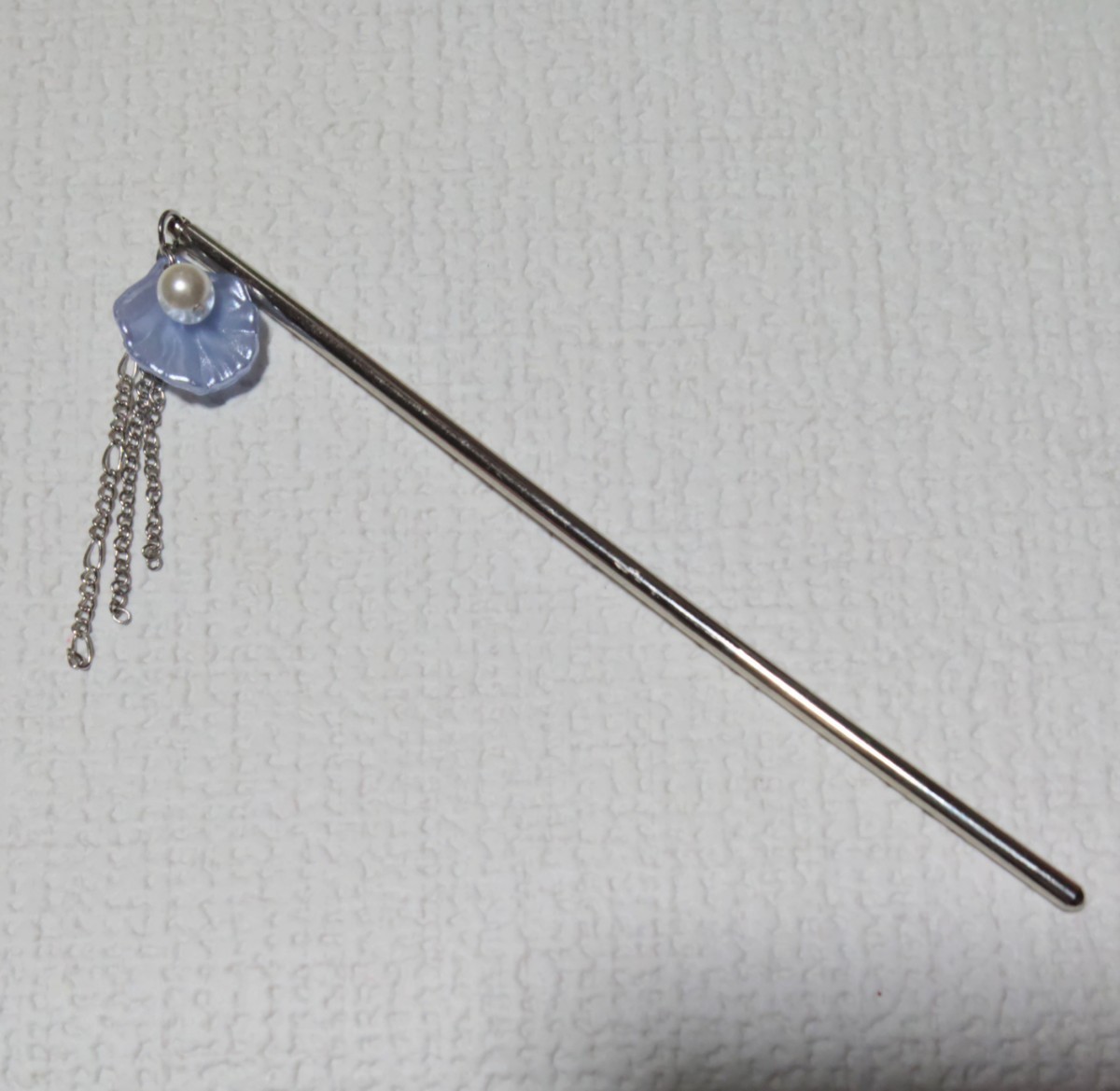 貝パールの簪(かんざし)/普段使いにも 和装 洋装 浴衣/ヘアアクセサリー ヘアピン シェルパール/未使用拍卖