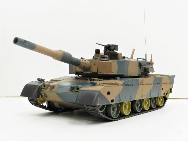 Heng Long 2.4GHz 1/24 陸上自衛隊 90式戦車 ◎キューマル◎ ※3808-1/2【赤外線バトルシステム付 対戦可能 塗装済み完成品 】拍卖