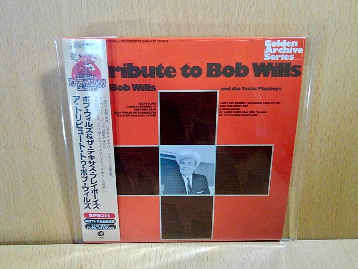 BOB WILLS AND THE TEXAS PLAYBOYSボブ・ウィルズ/A Tribute To Bob Wills/CD/紙ジャケ拍卖
