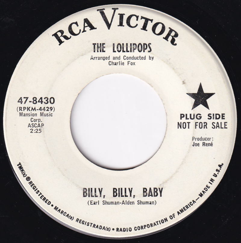 7inch spin! The Lollipops - Billy, Billy, Baby / Big Brother Northern Soul Girl Group ノーザンソウル ガールポップ拍卖