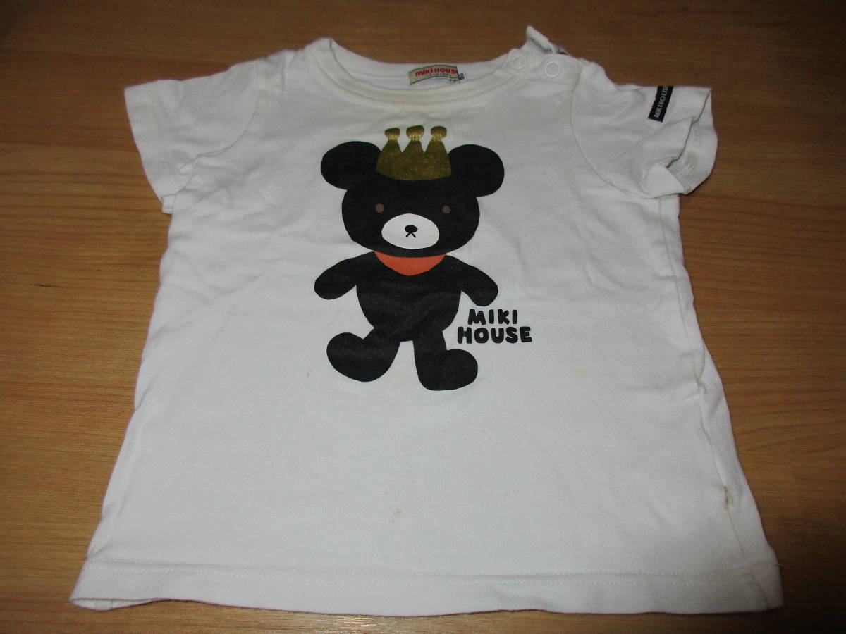 ★大人気・中古品・即売れ★ ミキハウス・半袖Tシャツ!!(80) お買い得品~早い者勝ち!拍卖