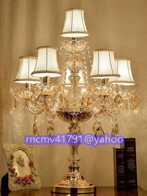 「81SHOP」国内稀少◆新品 ヨーロピアンスタイルテーブルランプ、寝室ベッドサイドランプ、高級家具拍卖