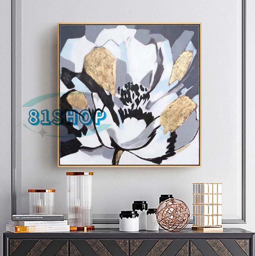 「81SHOP」極美品★ 純粋な手描きの絵画 『花』 油彩 応接間掛画 玄関飾り 廊下壁画 E拍卖