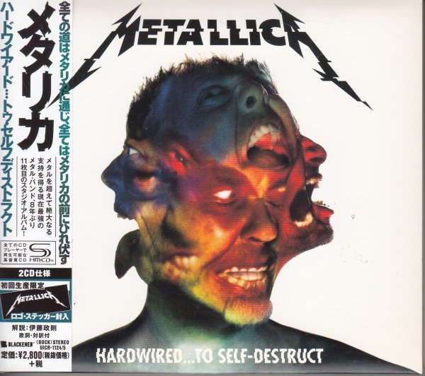 即決76【メタリカ / ハードワイアード…トゥ・セルフディストラクト(高音質・SHM-CD)初回生産限定盤・ステッカー付!】帯付/美品拍卖