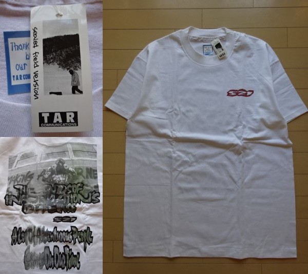 奇跡のデッドストック【T A R COMMUNICATIONS】初期 バス Tシャツ ホワイト SIZE:ONE (tarcom,tbr,ティーエーアール,submerge,サブマージ)拍卖