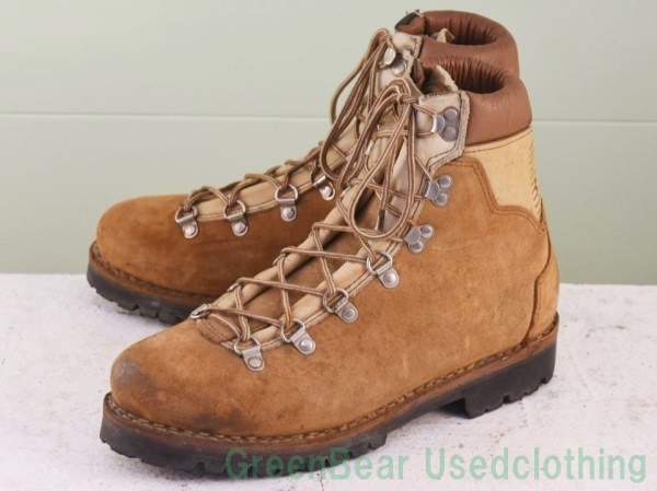 T973◆ドイツ製【MEINDL】ビンテージ トレッキングブーツ 良い味 茶 ブラウン メンズ 26.5cm拍卖