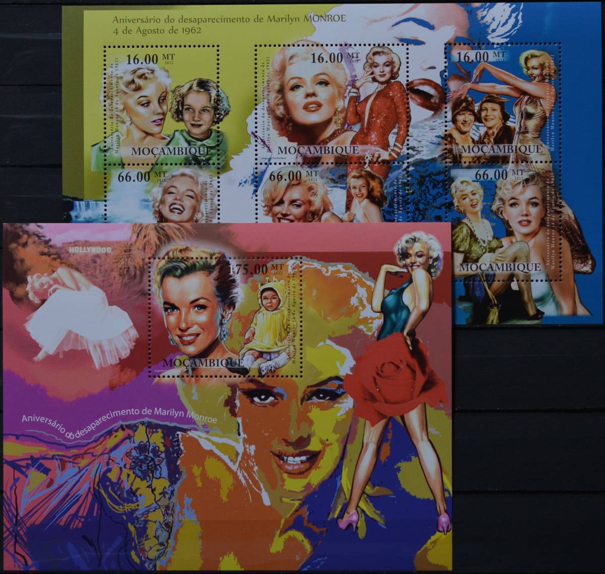 「FP14」モザンビーク切手 2012年 マリリンモンロー拍卖
