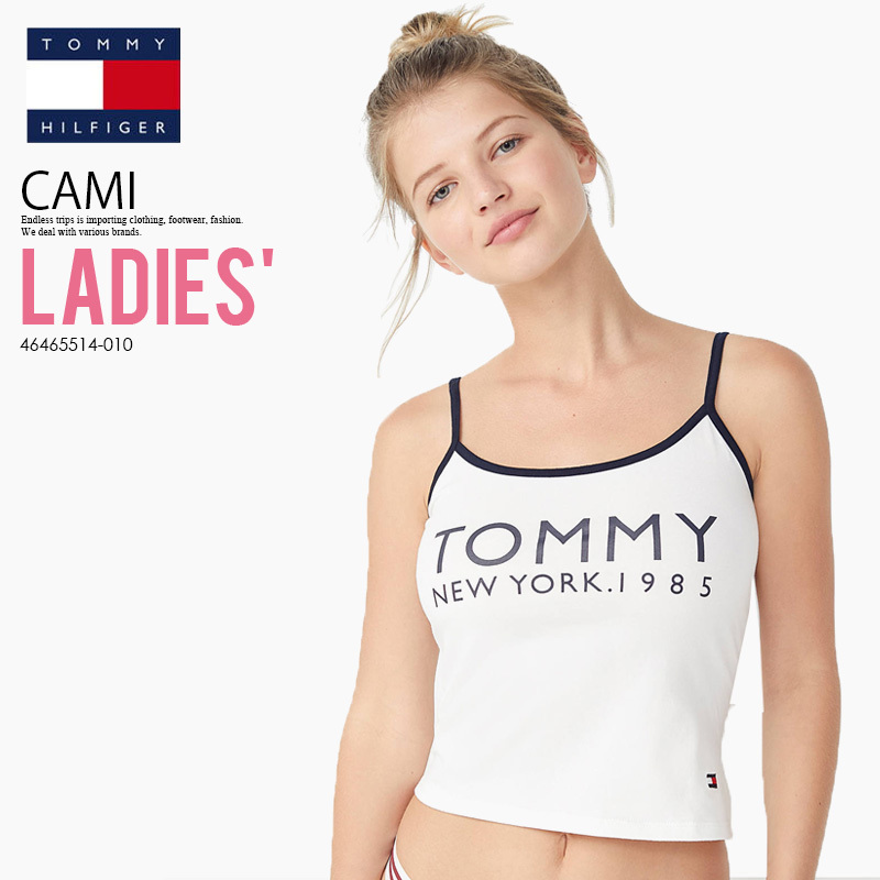 ■新品■TOMMY HILFIGER/トミー ヒルフィガー URBAN OUTFITTERS TOMMY HILFIGER X UO 1985 CAMI■コラボ■WOMENS(M)■ホワイト■46465514拍卖