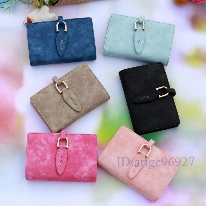 I951★二つ折り じゃばら 大容量多機能 レディース 財布 高級レザー カードケース55枚収納レディース カード入れ 名刺入れ☆カラー/6色選択拍卖