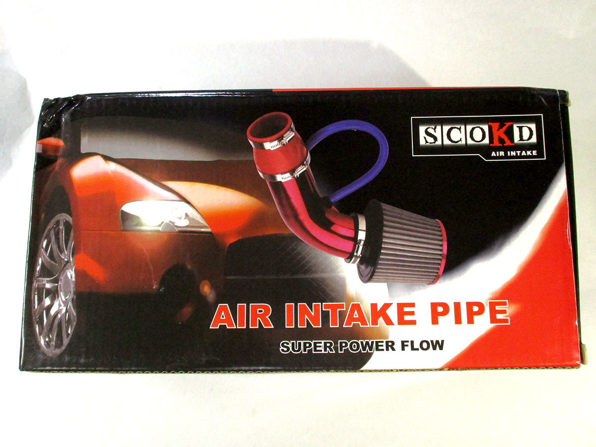★SCOKD AIR INTAKE PIPE SUPER POWER FLOW ブルー 未使用★S9767拍卖
