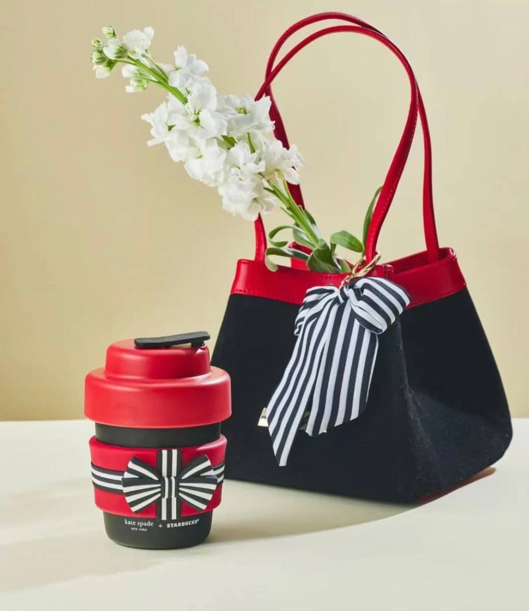スターバックス スタバ 海外中国 ケイトスペード ギフトタンブラーとバッグ2点セット拍卖