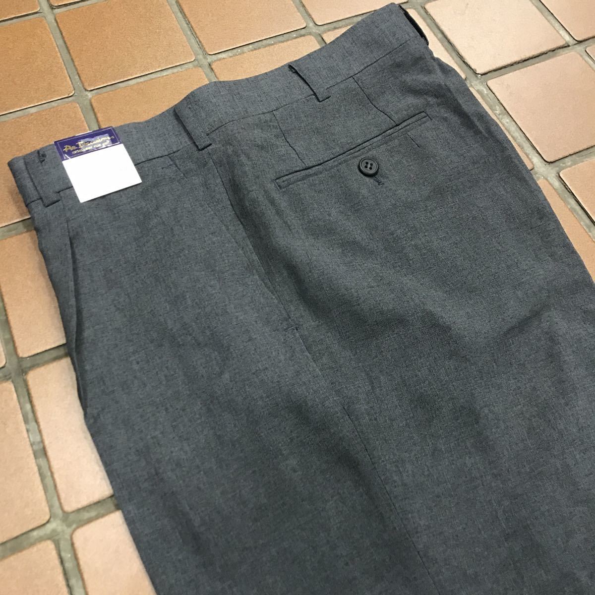 【コスパ最高】新品★激安/ゴルフパンツ メンズスラックス/サイズ82/グレイ/1タック サラサラ生地 春夏 ゴルフウェア GOLF拍卖