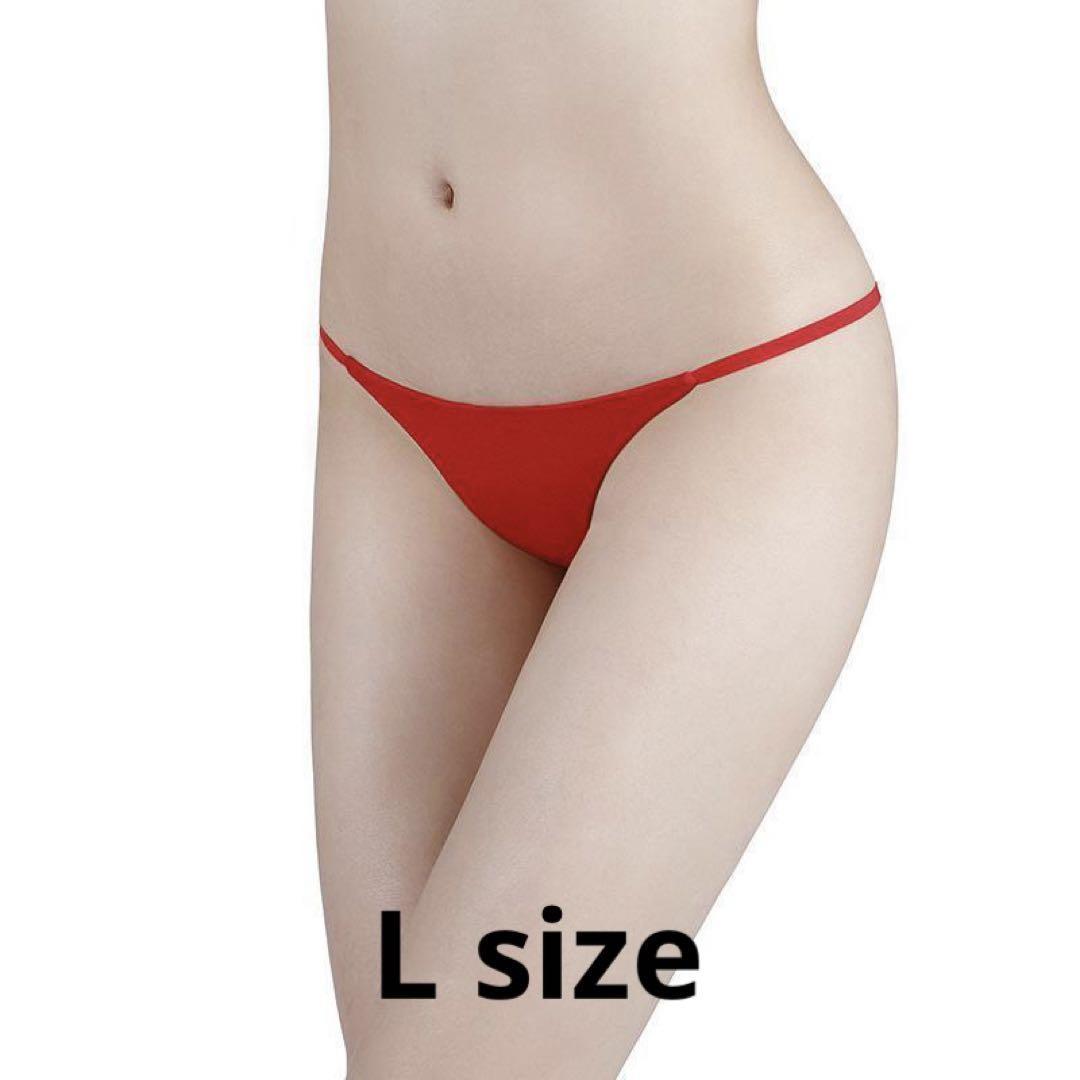 N-36C.set割 コットンTバックショーツ レディース レッド L拍卖