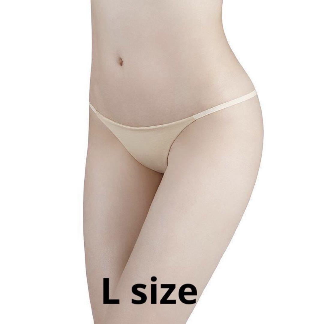 N-32C.set割 コットンTバックショーツ レディース ベージュ L拍卖