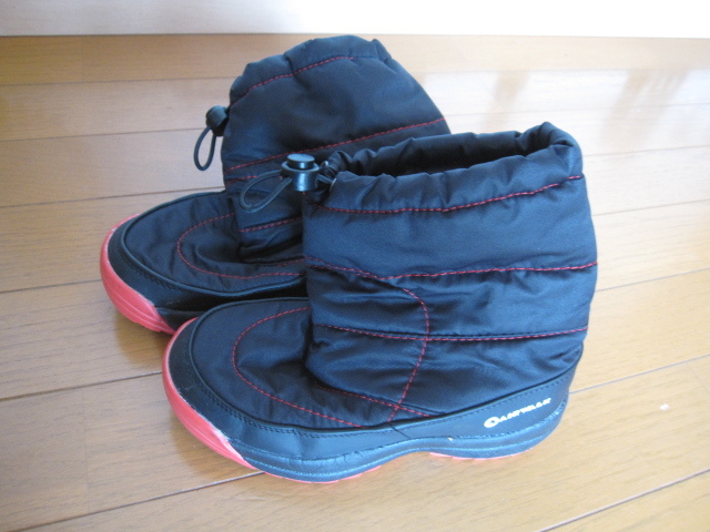 AIR WALK スノーブーツ キッズ 子供用 21~22cm 滑止め金具付き拍卖